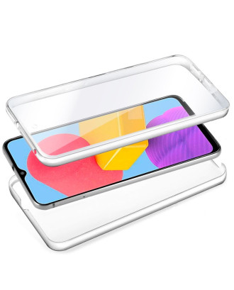 Capa COOL de Silicone 3D para Samsung M135 Galaxy M13 / A23 5G (frente e verso transparentes) Capa COOL de Silicone 3D para Samsung M135 Galaxy M13 / A23 5G (frente e verso transparentes)