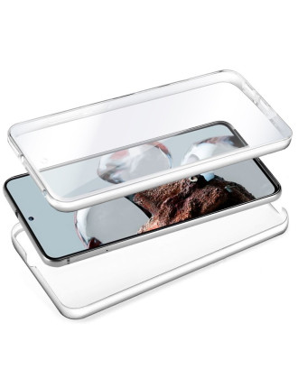 Capa COOL de Silicone 3D para Xiaomi 12T / 12T Pro (frente e verso transparentes) Capa COOL de Silicone 3D para Xiaomi 12T / 12T Pro (frente e verso transparentes)