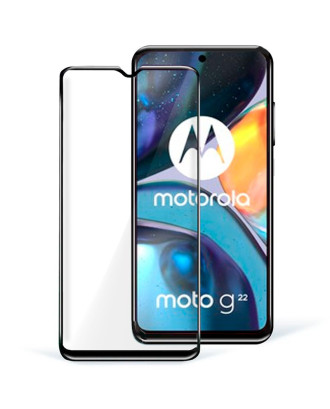 Protetor de ecrã de vidro temperado COOL para Motorola Moto G22 (FULL 3D)