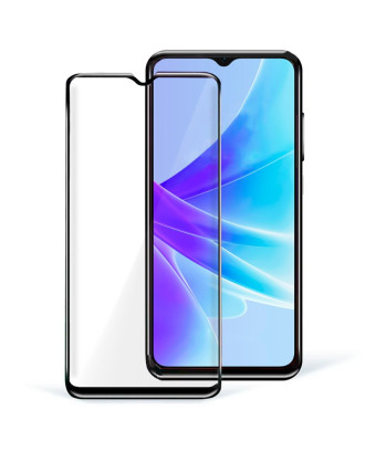 Protetor de ecrã de vidro temperado COOL para Oppo A57s / A77 5G / Realme Narzo 50 5G (FULL 3D Preto)