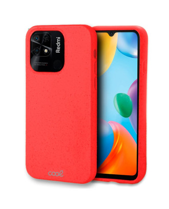 Capa COOL para Xiaomi Redmi 10C Eco Biodegradável Rojo