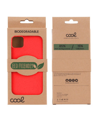 Capa COOL para Xiaomi Redmi 10C Eco Biodegradável Rojo