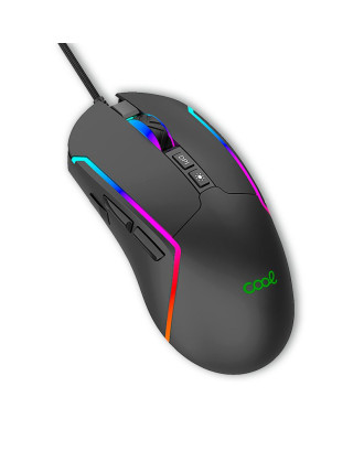 Rato USB gaming RGB (iluminação) COOL Strip Preto Rato USB gaming RGB (iluminação) COOL Strip Preto