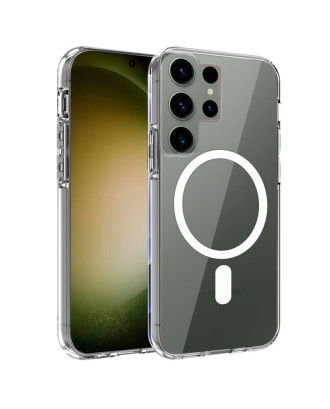 Capa COOL para Samsung S918 Galaxy S23 Ultra Transparent Magnetic