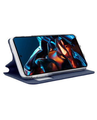 Capa Flip Cover COOL para Xiaomi Poco X5 Pro 5G Azul