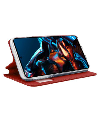 Capa Flip Cover COOL para Xiaomi Poco X5 Pro 5G Vermelho