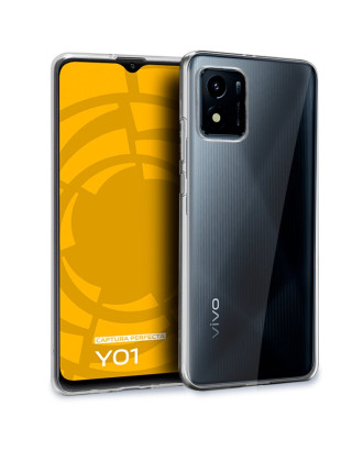 Capa de silicone COOL para Vivo Y01 (transparente)