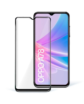 Protetor de ecrã de vidro temperado COOL para Oppo A78 5G (FULL 3D)