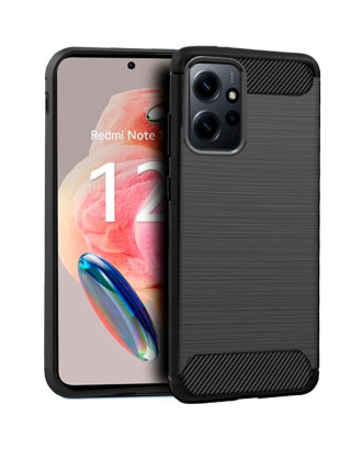 Capa COOL para Xiaomi Redmi Note 12 Carbono Preto
