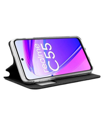 Capa Flip Cover COOL para Realme C55 Preto