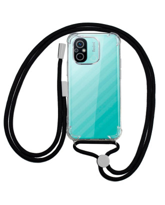 Capa COOL para Xiaomi Redmi 12C Cordão Preto