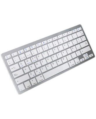 Teclado para PC Espanhol Bluetooth Slim COOL Branco Teclado para PC Espanhol Bluetooth Slim COOL Branco