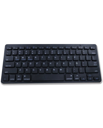 Teclado para PC Espanhol Bluetooth Slim COOL Preto Teclado para PC Espanhol Bluetooth Slim COOL Preto