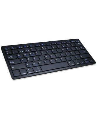 Teclado para PC Espanhol Bluetooth Slim COOL Preto Teclado para PC Espanhol Bluetooth Slim COOL Preto