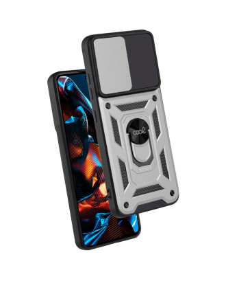 Capa COOL para Xiaomi Redmi Note 12 5G / Poco X5 5G Hard Ring Prata