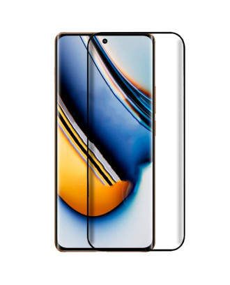 Protetor de ecrã de vidro temperado COOL para Realme 11 Pro 5G / 11 Pro Plus 5G (Curvo)