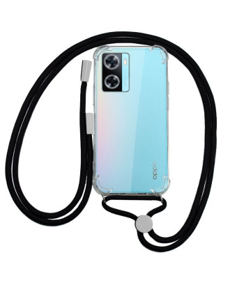 Capa COOL para Oppo A57s / A77 5G / Realme Narzo 50 5G Cordão Preto