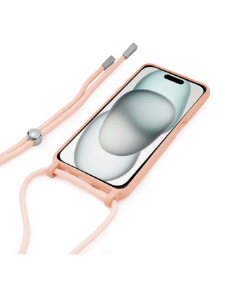 Capa COOL para iPhone 13 Cordão Rosa Capa COOL para iPhone 13 Cordão Rosa