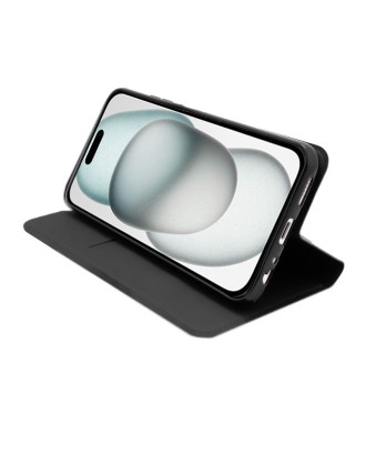 Capa Flip Cover COOL para iPhone 15 Elegance Preto