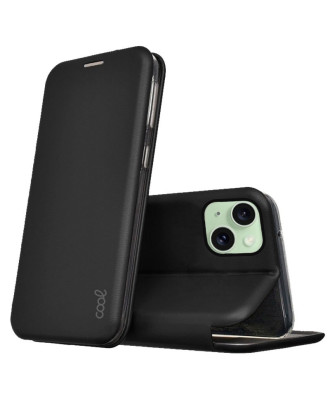 Capa Flip Cover COOL para iPhone 15 Plus Elegance Preto