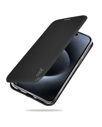 Capa Flip Cover COOL para iPhone 15 Pro Elegance Preto