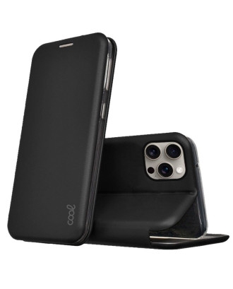 Capa Flip Cover COOL para iPhone 15 Pro Max Elegance Preto