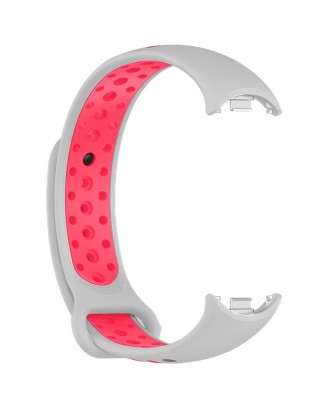 Correia COOL para Xiaomi Smart Band 8 / 9 / 10 Sport Rosa-Cinza