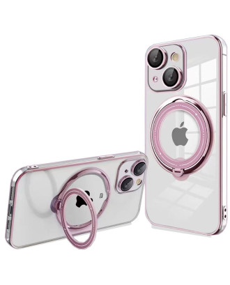 Capa COOL para iPhone 15 Plus Magnético Ring Rosa