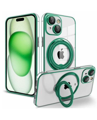 Capa COOL para iPhone 15 Plus Magnético Ring Verde