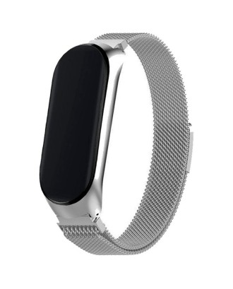 Correia COOL para Xiaomi Smart Band 8 Metal Prata