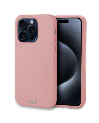 Capa COOL para iPhone 15 Pro Eco Biodegradável Rosa