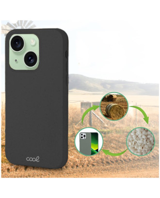 Capa COOL para iPhone 15 Plus Eco Biodegradável Preto