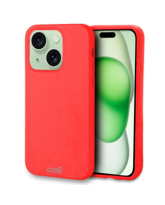 Capa COOL para iPhone 15 Plus Eco Biodegradável Vermelho