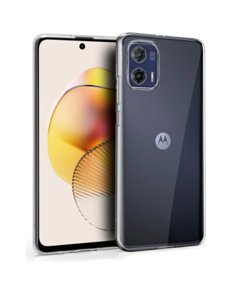 Capa de silicone COOL para Motorola Moto G73 5G (transparente)