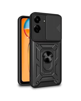 Capa COOL para Xiaomi Redmi 13C / Poco C65 Hard Ring Preto
