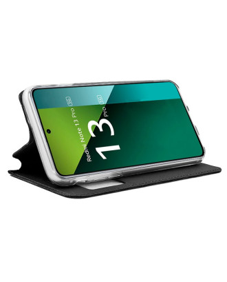 Capa Flip Cover COOL para Xiaomi Redmi Note 13 Pro 5G / Poco X6 5G Preto