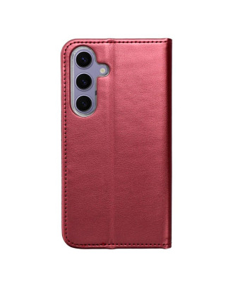 Capa COOL Flip Cover para Samsung S921 Galaxy S24 Liso Burgundy