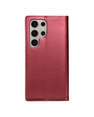 Capa COOL Flip Cover para Samsung S928 Galaxy S24 Ultra Liso Burgundy