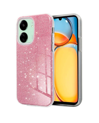 Capa COOL para Xiaomi Redmi 13C / Poco C65 Glitter Pink