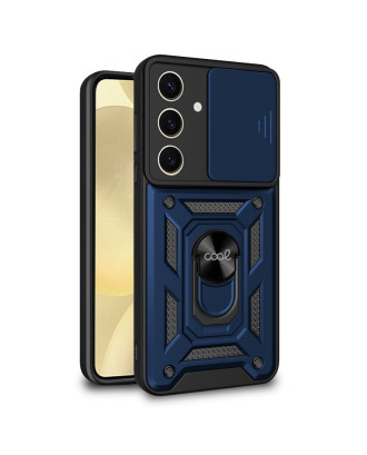 Capa COOL para Samsung S926 Galaxy S24 Plus / S25 Plus Hard Ring Marinho