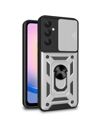 Capa COOL para Samsung A256 Galaxy A25 5G Hard Ring Prata