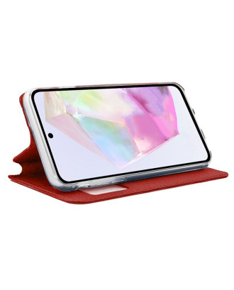 Capa Flip Cover COOL para Samsung A356 Galaxy A35 5G Vermelho