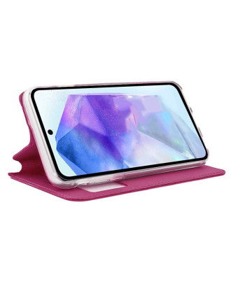Capa Flip Cover COOL para Samsung A556 Galaxy A55 5G Rosa