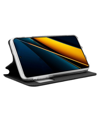 Capa Flip Cover COOL para Xiaomi Poco X6 Pro 5G Preto