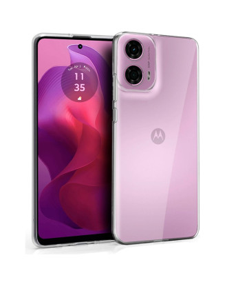 Capa de silicone COOL para Motorola Moto G04 / G24 (transparente)