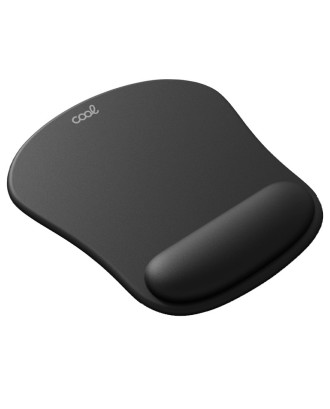 Tapete de Rato COOL Ergonomic Mousepad Cor Preto Tapete de Rato COOL Ergonomic Mousepad Cor Preto