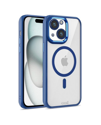 Capa COOL para iPhone 15 Magnética Borde Marinho