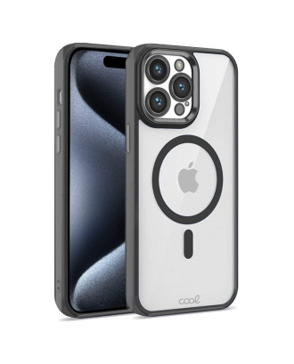Capa COOL para iPhone 15 Pro Magnética Borde Preto