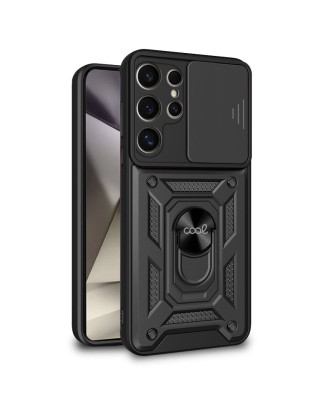 Capa COOL para Samsung S928 Galaxy S24 Ultra Hard Ring Preto