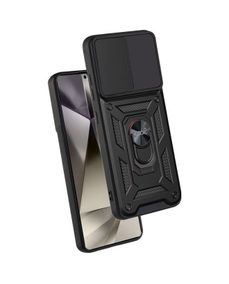 Capa COOL para Samsung S928 Galaxy S24 Ultra Hard Ring Preto